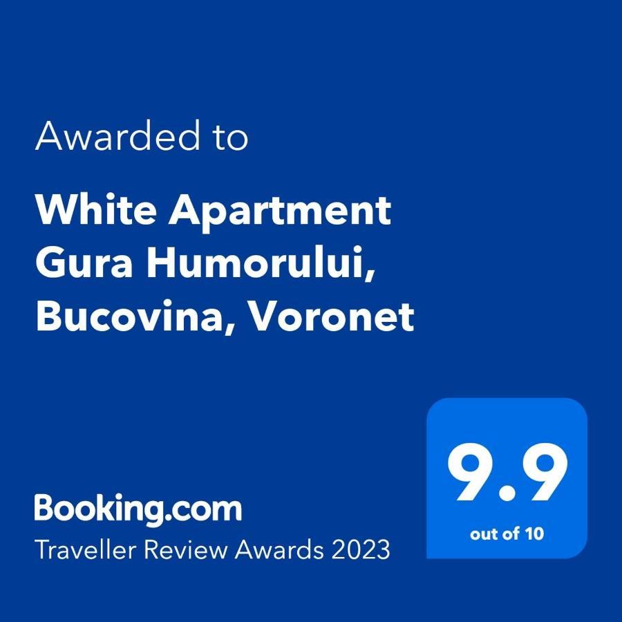 White Apartment Gura Humorului, Bucovina, Voronet 外观 照片